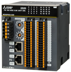 三菱cc-link NZ2GFCF1-32D 32點 DC24V（漏型）輸入，遠程模塊、FCN式
